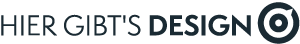 Hier gibts Design Logo in grau