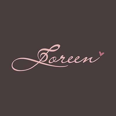 Logodesign als Bildmarke rosa auf braun