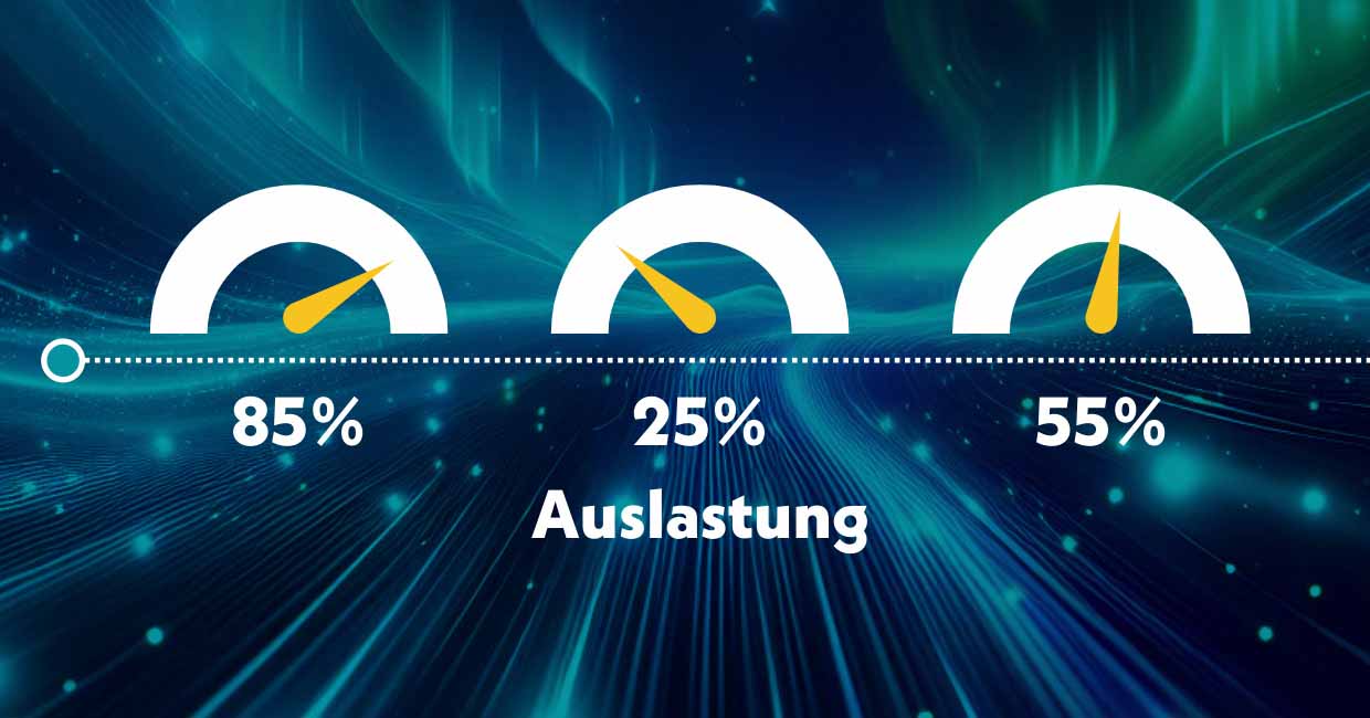 Unterschiedliche Auslastung in Design-Projekten