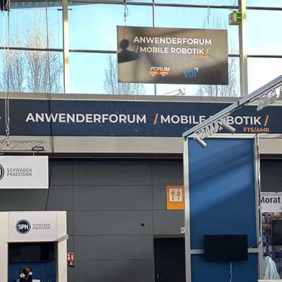 Messestand Anwenderforum auf der Logimat Stuttgart